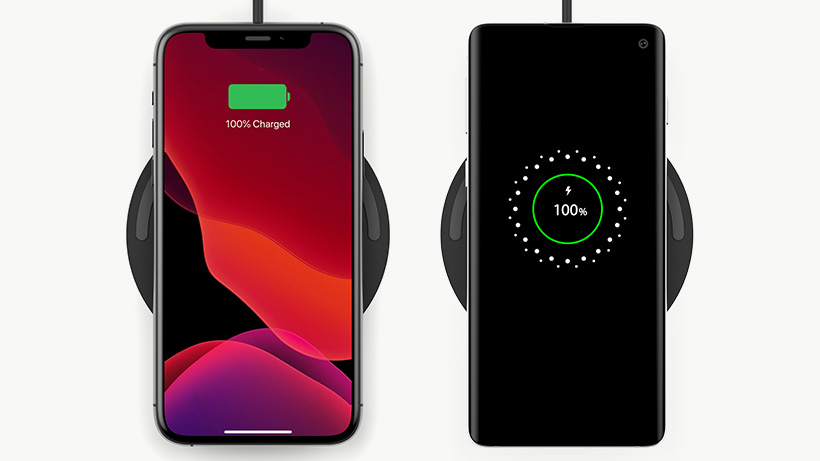 BOOST↑CHARGE Wireless Charging Pad charging Qi-enabled devices